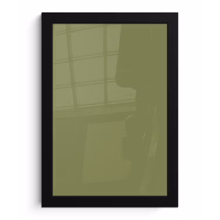 Herbal - Matcha - Groen fotolijst zwart zonder passe partout klein 224 -3d