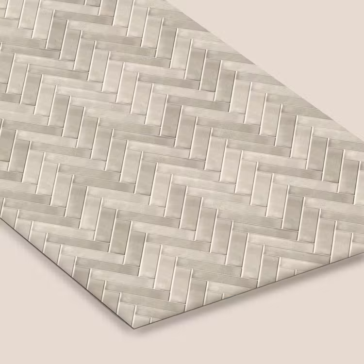 Visgraat - Wandtegel - Beige fotolijst zwart zonder passe partout klein 224 -zsfeer6