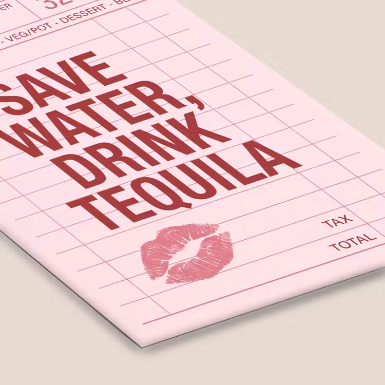 Humor - Drank - Tekst - Roze fotolijst zwart zonder passe partout klein -zsfeer6