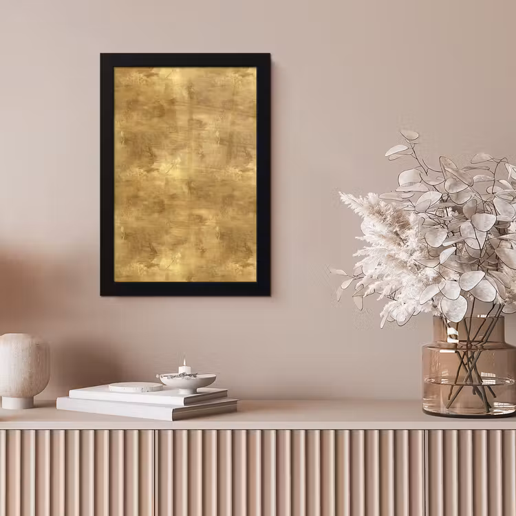 Industrieel - Textuur - Goud fotolijst zwart zonder passe partout klein 224 -sfeer5