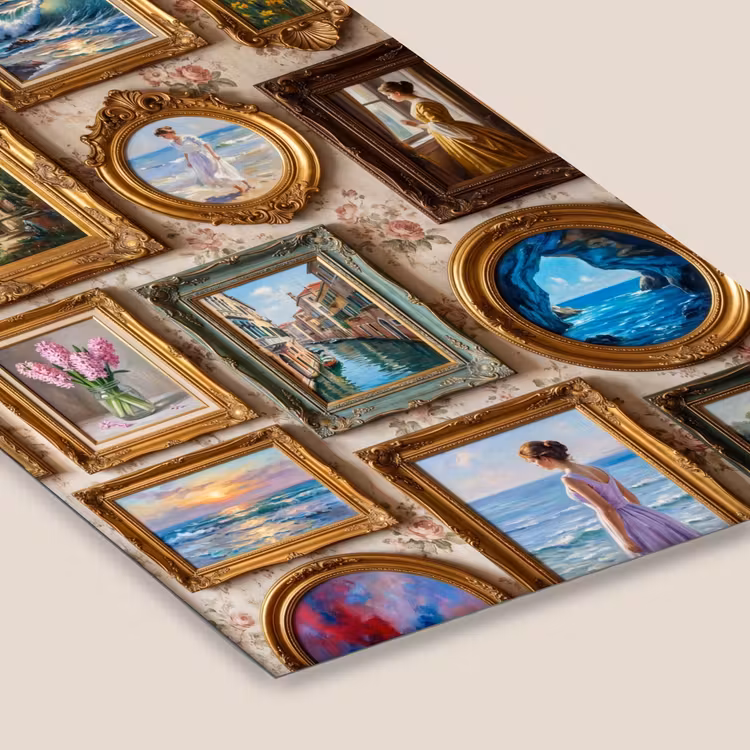 Interieur - Kunst - Collectie - Klassiek - Goud fotolijst zwart zonder passe partout klein -zsfeer6