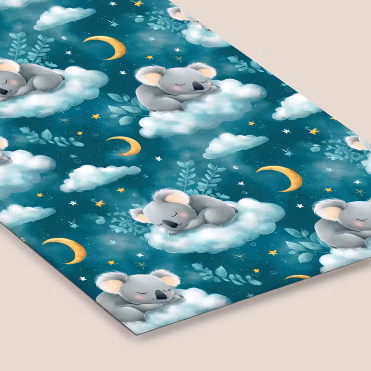 Koala's - Betoverend - Blauw fotolijst zwart zonder passe partout klein 224 -zsfeer6