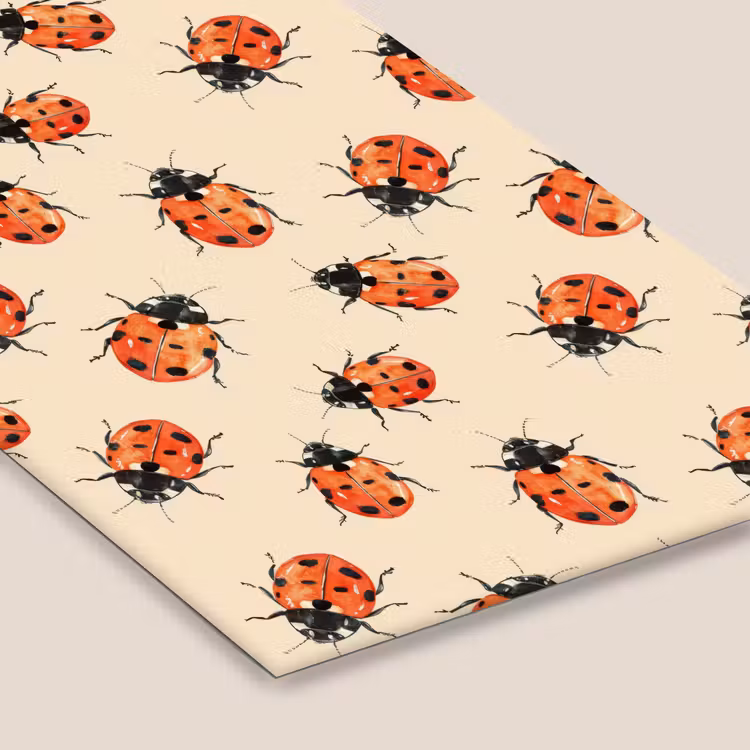 Lieveheersbeestjes - Patroon - Rood fotolijst zwart zonder passe partout klein 224 -zsfeer6