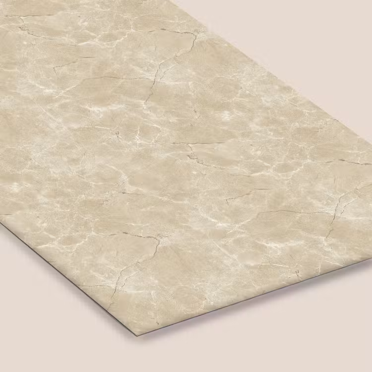 Lichtbeige - Marmer - Diffusie adering fotolijst zwart zonder passe partout klein 224 -zsfeer6