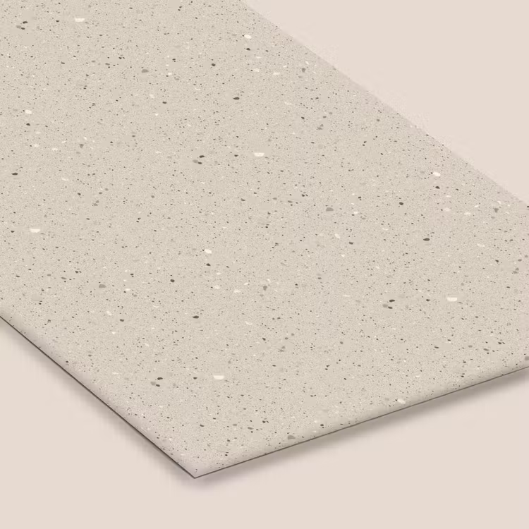 Lichtbeige - Terrazzo - Grijs fotolijst zwart zonder passe partout klein 224 -zsfeer6
