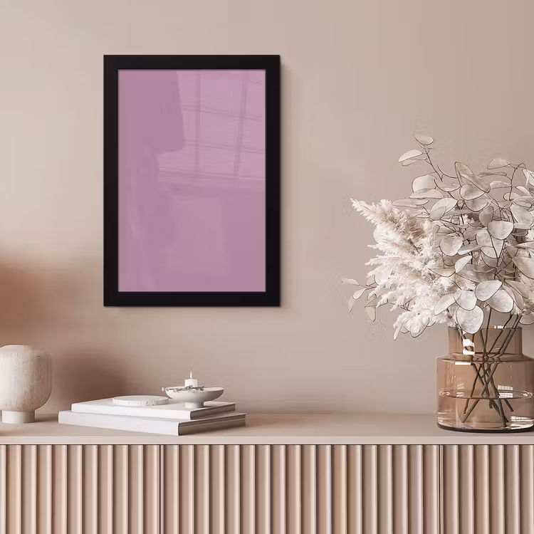 Lilac - Paars - Mauve fotolijst zwart zonder passe partout klein 224 -sfeer5