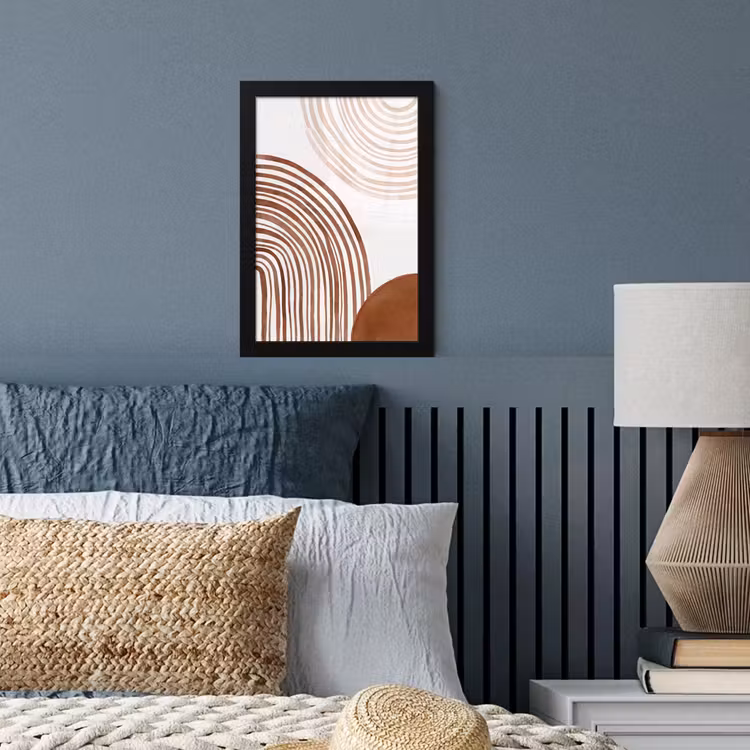 Framed Prints - Lines - Minimalist - Art - Lijnen - Minimalistisch - Kunst fotolijst zwart zonder passe partout klein