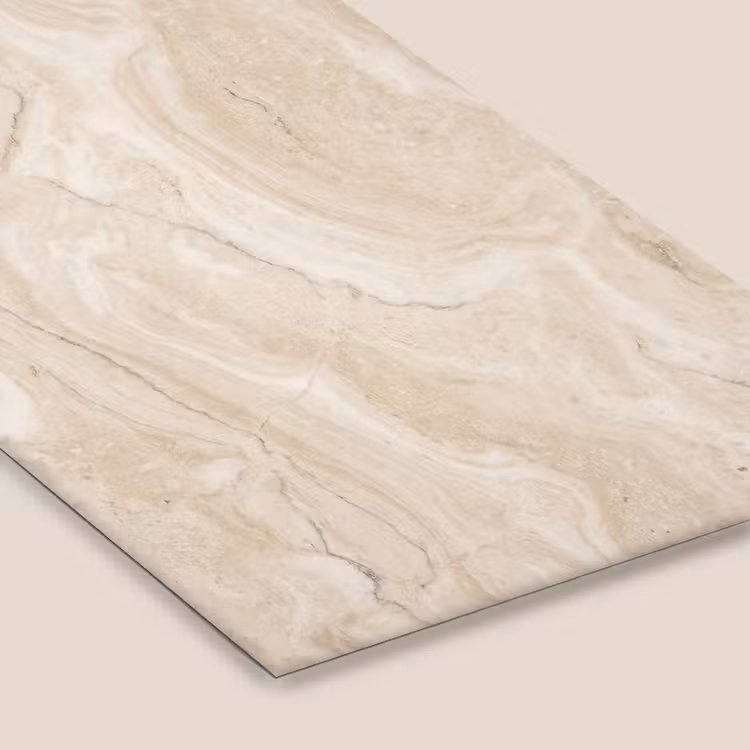Marmer - Patroon - Beige - Steen - Abstract fotolijst zwart zonder passe partout klein -zsfeer6