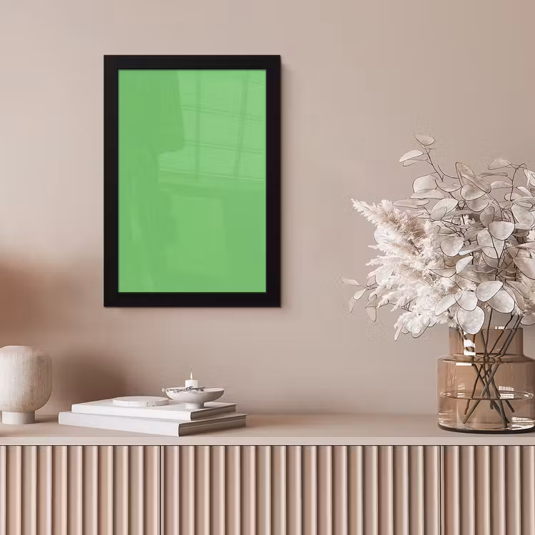 Meadow - Green - Groen fotolijst zwart zonder passe partout klein 224 -sfeer5