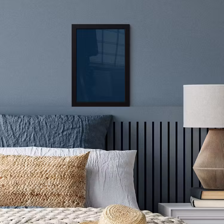 Midnight - Blue - Blauw fotolijst zwart zonder passe partout klein 224 -sfeer3