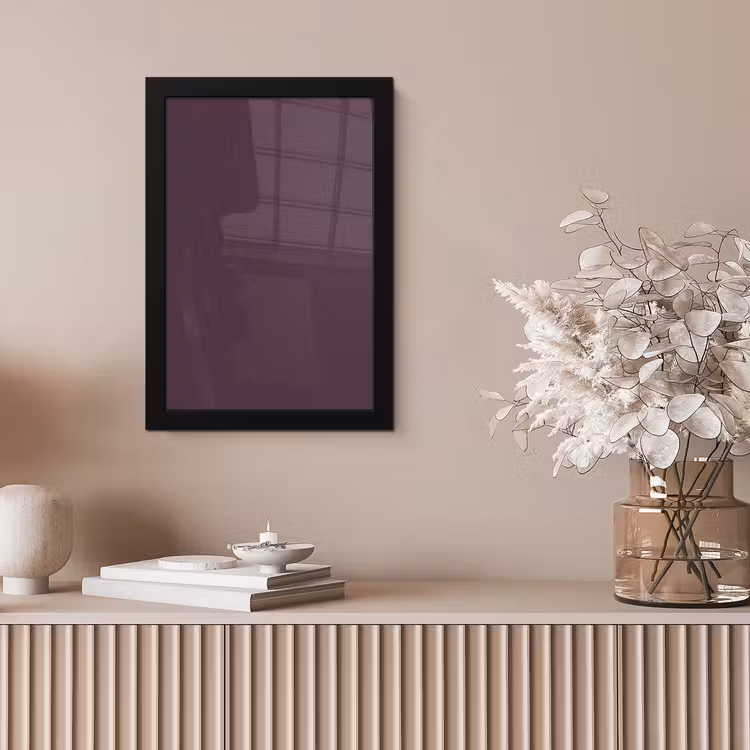 Midnight - Plum - Paars fotolijst zwart zonder passe partout klein 224 -sfeer5
