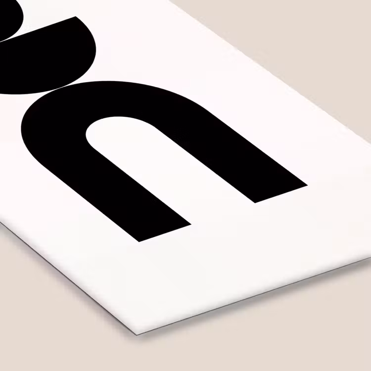 Framed Prints - Minimalist - Art - White - Minimalistisch - Kunst - Wit fotolijst zwart zonder passe partout klein