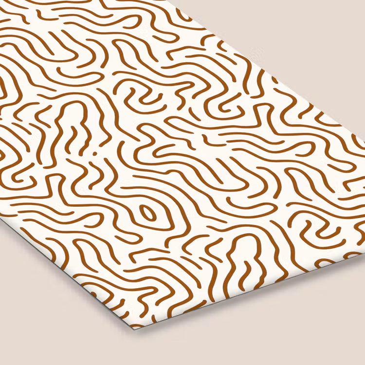 Minimalistisch - Patroon - Terracotta fotolijst zwart zonder passe partout klein 224 -zsfeer6