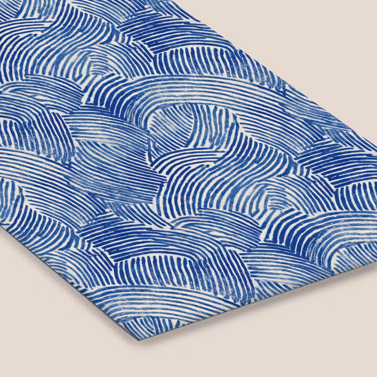 Modern - Abstract - Blauw fotolijst zwart zonder passe partout klein 224 -zsfeer6