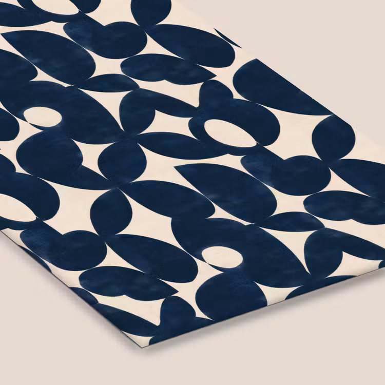 Modern - Geometrisch - Blauw fotolijst zwart zonder passe partout klein 224 -zsfeer6