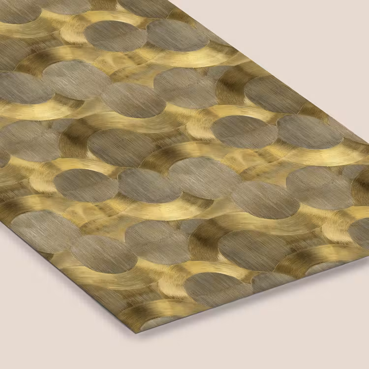 Modern - Geometrisch - Goud fotolijst zwart zonder passe partout klein 224 -zsfeer6