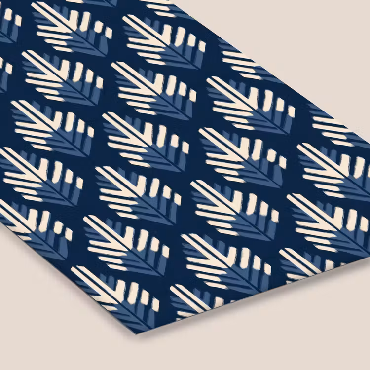 Modern - Patroon - Blauw fotolijst zwart zonder passe partout klein 224 -zsfeer6
