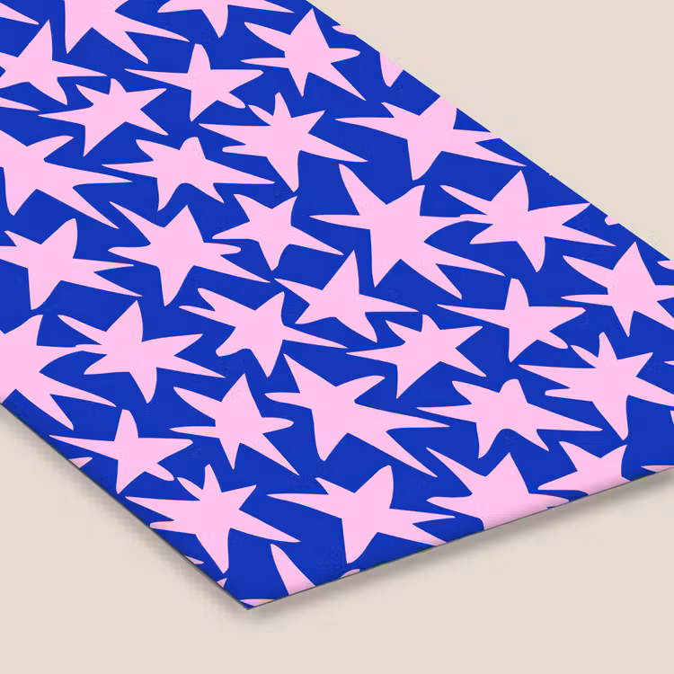 Modern - Sterren - Blauw fotolijst zwart zonder passe partout klein 224 -zsfeer6