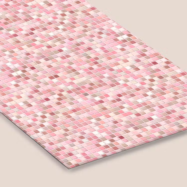 Mozaïek - Patroon - Roze fotolijst zwart zonder passe partout klein 224 -zsfeer6
