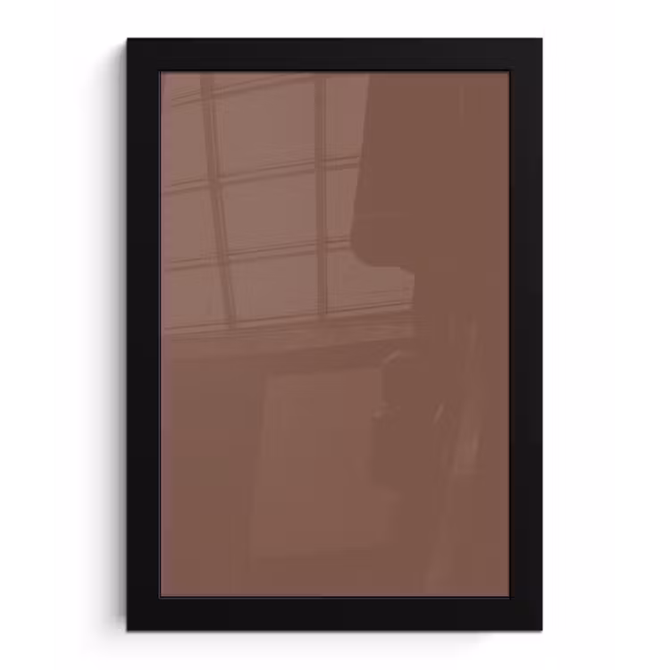Muted - Chestnut - Bruin fotolijst zwart zonder passe partout klein 224 -3d