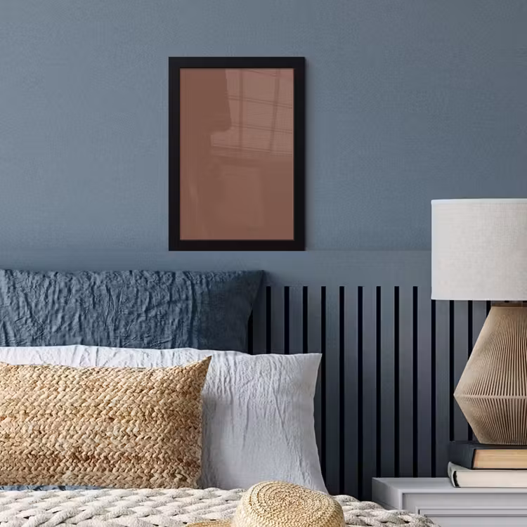 Muted - Chestnut - Bruin fotolijst zwart zonder passe partout klein 224 -sfeer3