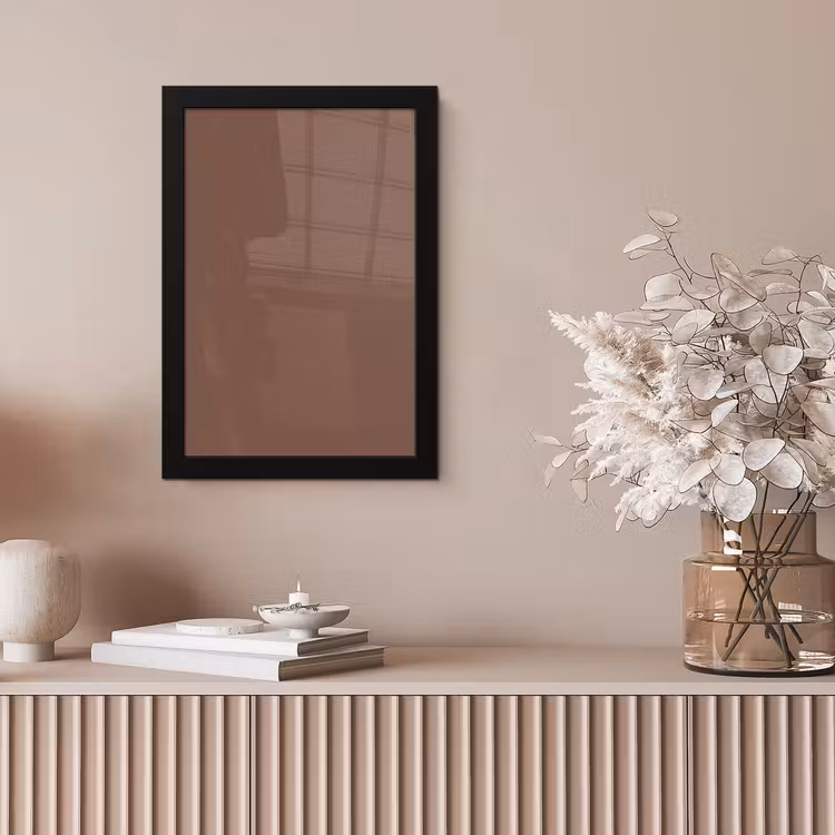 Muted - Chestnut - Bruin fotolijst zwart zonder passe partout klein 224 -sfeer5