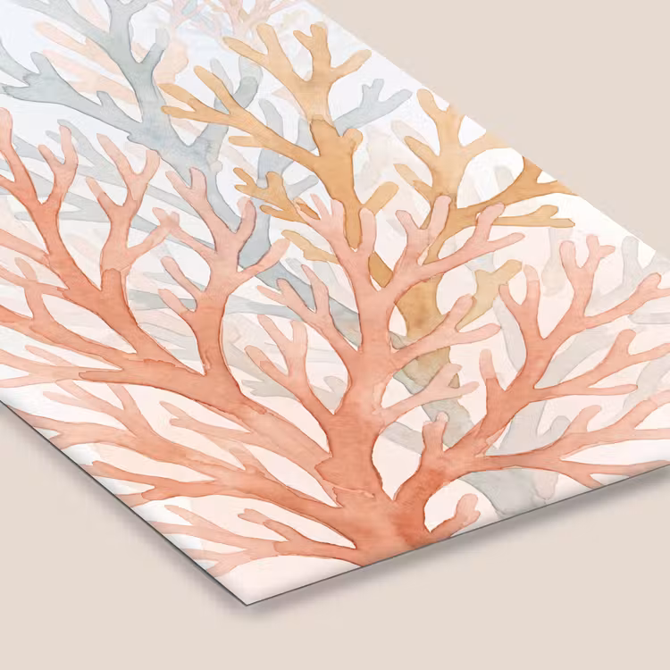 Natuur - Abstract - Aquarel - Organisch - Warm fotolijst zwart zonder passe partout klein -zsfeer6