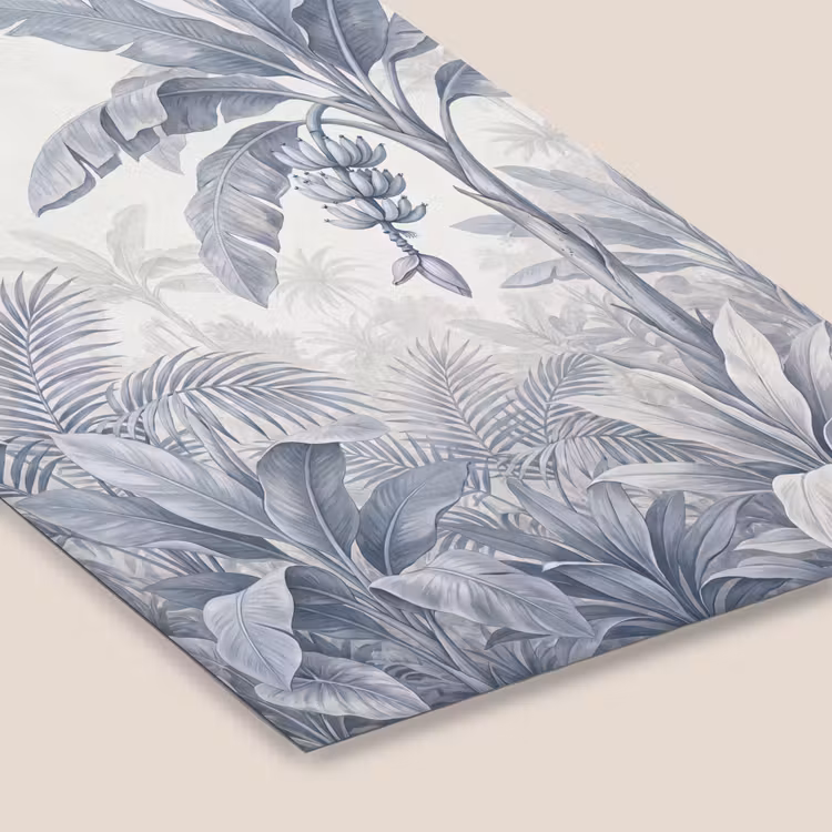 Natuur - Vogel - Jungle - Illustratie - Blauw fotolijst zwart zonder passe partout klein -zsfeer6