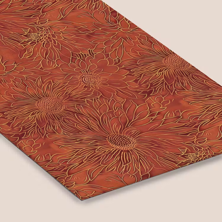 Oosters - Bloemen - Terracotta fotolijst zwart zonder passe partout klein 224 -zsfeer6