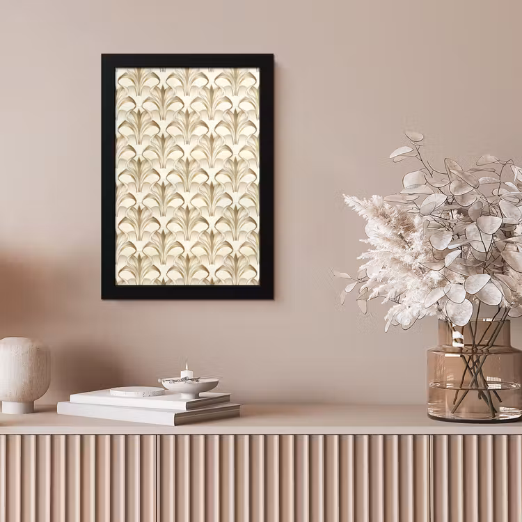 Ornament - Barok - Goud fotolijst zwart zonder passe partout klein 224 -sfeer5