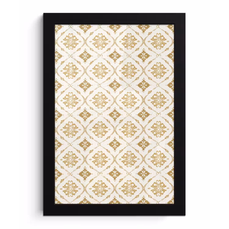 Ornament - Klassiek - Goud fotolijst zwart zonder passe partout klein 224 -3d