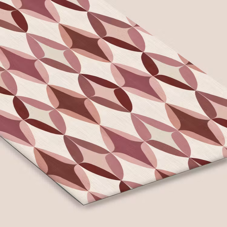 Ovaal - Textuur - Roze fotolijst zwart zonder passe partout klein 224 -zsfeer6