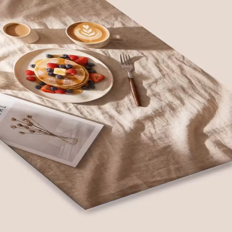 Pannenkoeken - Bessen - Ontbijt - Modern - Beige fotolijst zwart zonder passe partout klein -zsfeer6