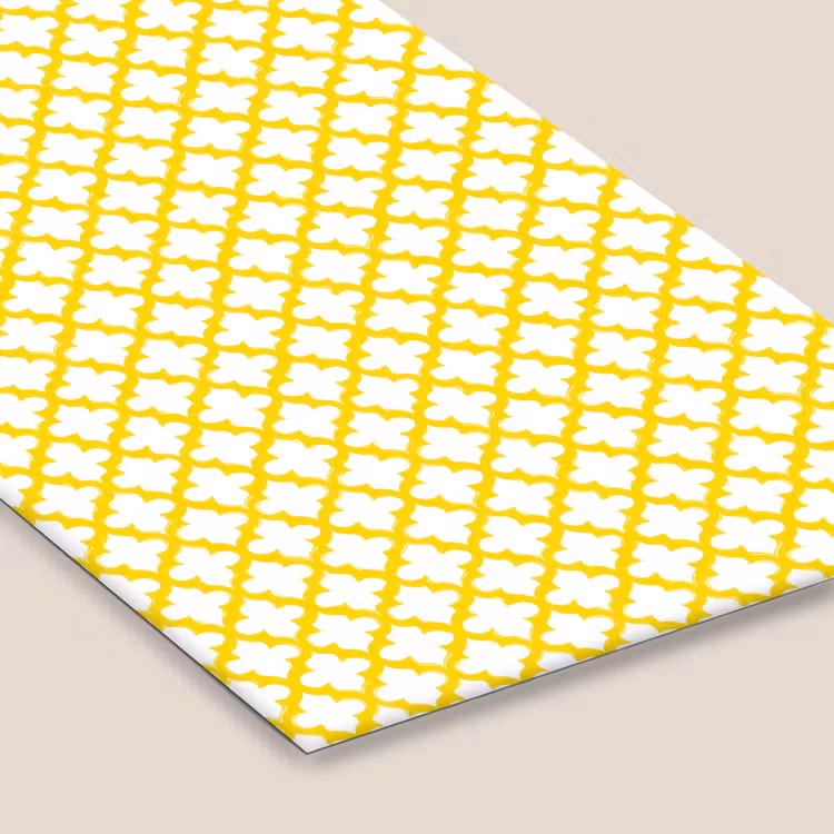 Patroon - Geometrisch - Klassiek - Geel fotolijst zwart zonder passe partout klein 224 -zsfeer6