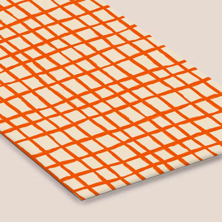 Patroon - Lijnen - Oranje fotolijst zwart zonder passe partout klein 224 -zsfeer6