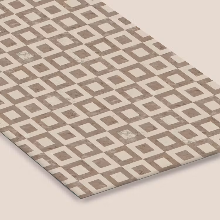 Patroon - Marmer - Beige fotolijst zwart zonder passe partout klein 224 -zsfeer6