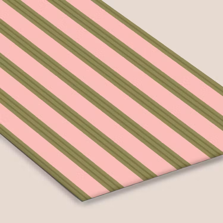 Patroon - Strepen - Abstract - Roze - Groen fotolijst zwart zonder passe partout klein -zsfeer6