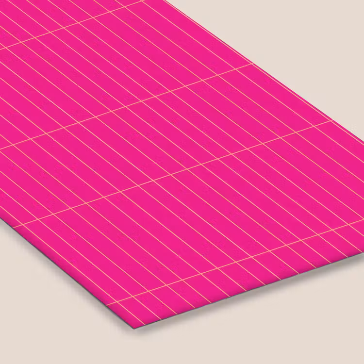 Patroon - Tegel - Magenta - Roze fotolijst zwart zonder passe partout klein 224 -zsfeer6