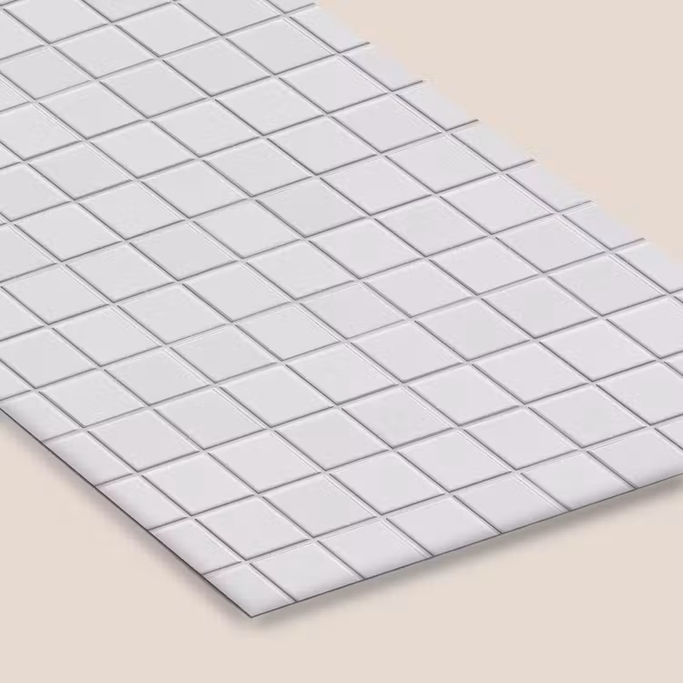 Patroon - Tegels - Grijs - Wit fotolijst zwart zonder passe partout klein 224 -zsfeer6