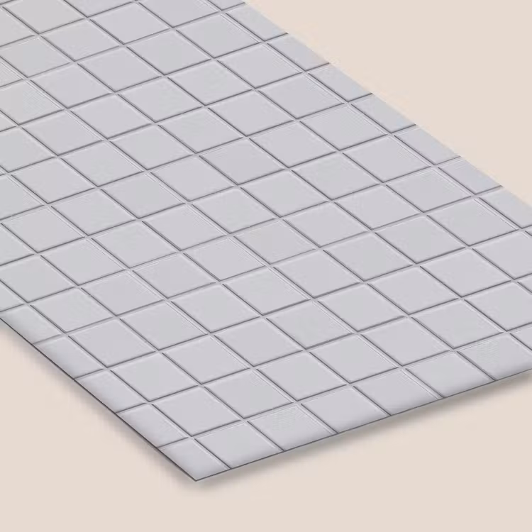 Patroon - Tegels - Licht - Grijs fotolijst zwart zonder passe partout klein 224 -zsfeer6
