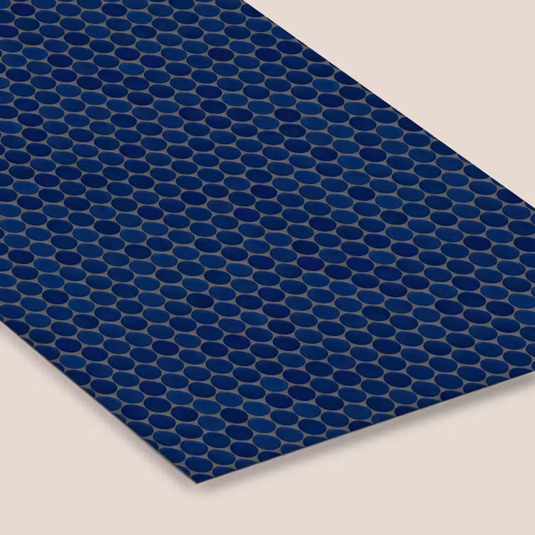 Penny - Mozaïek - Donkerblauw fotolijst zwart zonder passe partout klein 224 -zsfeer6