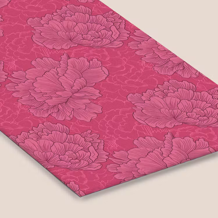 Pioenrozen - Energiek - Roze fotolijst zwart zonder passe partout klein 224 -zsfeer6