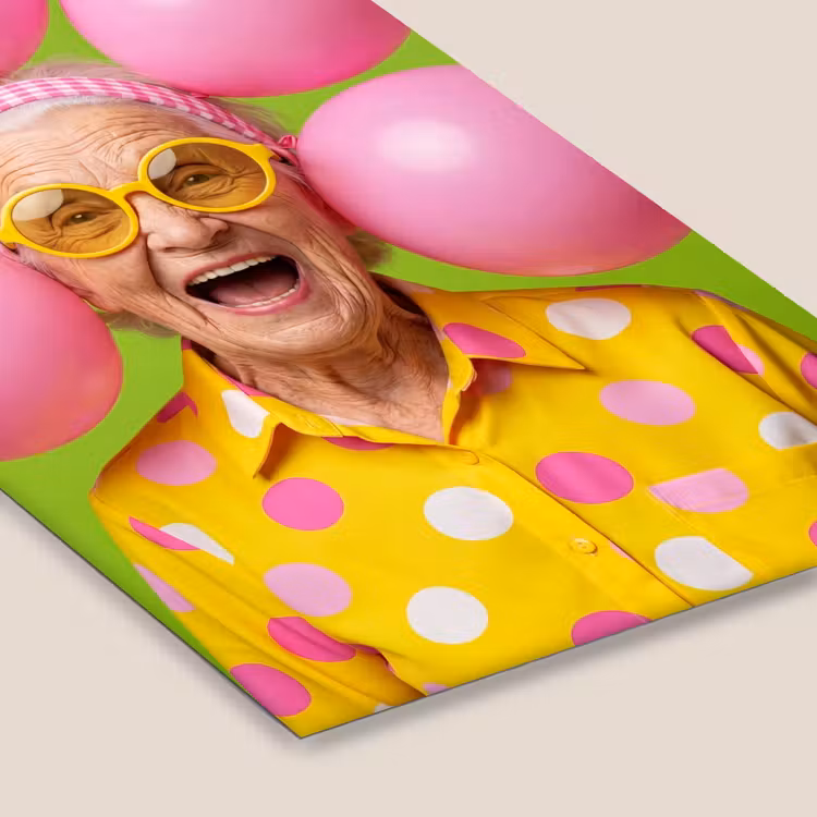 Mens - Ballonnen - Feest - Kleurrijk - Roze fotolijst zwart zonder passe partout klein -zsfeer6