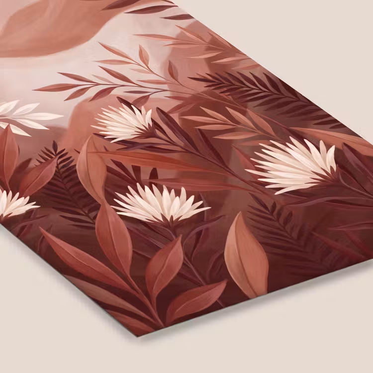 Planten - Bladeren - Botanisch - Modern - Bruin fotolijst zwart zonder passe partout klein -zsfeer6