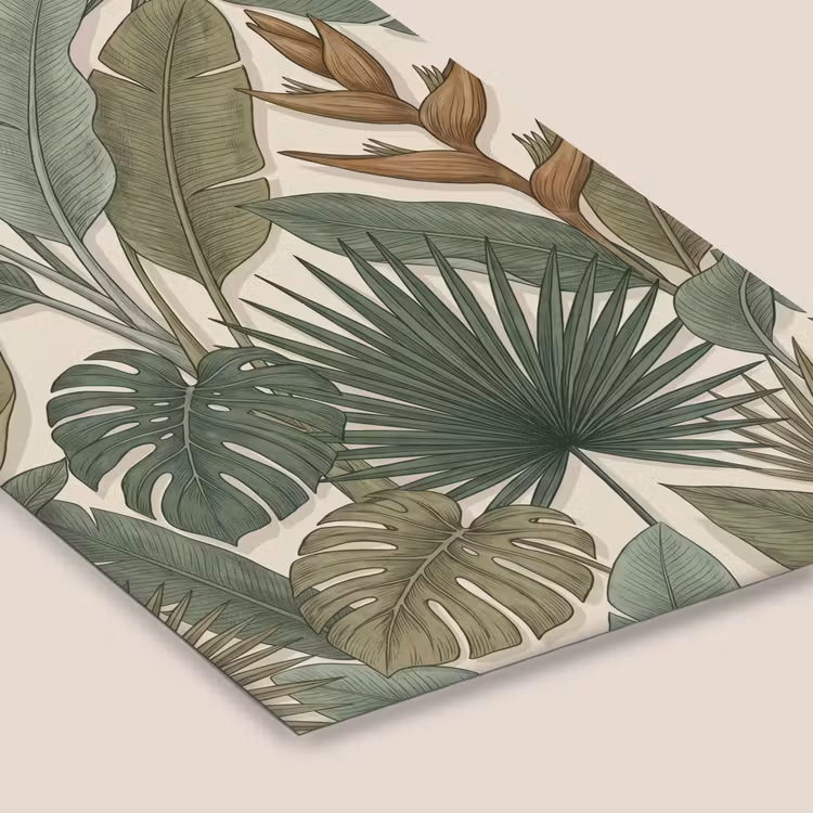 Planten - Tropisch - Natuur - Illustratie - Groen fotolijst zwart zonder passe partout klein -zsfeer6