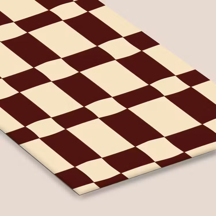 Retro - Patroon - Bruin fotolijst zwart zonder passe partout klein 224 -zsfeer6