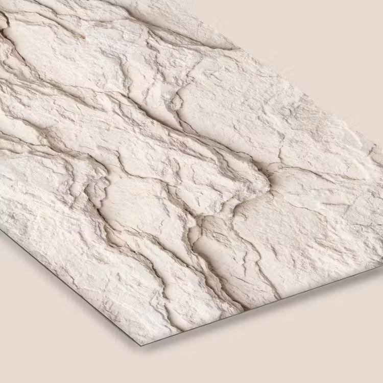 Rots - Structuur - Natuur - Beige - Abstract fotolijst zwart zonder passe partout klein -zsfeer6
