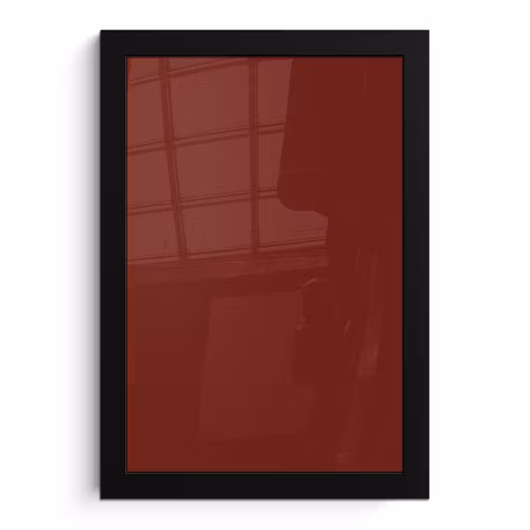 Rustic - Terracotta - Rood fotolijst zwart zonder passe partout klein 224 -3d