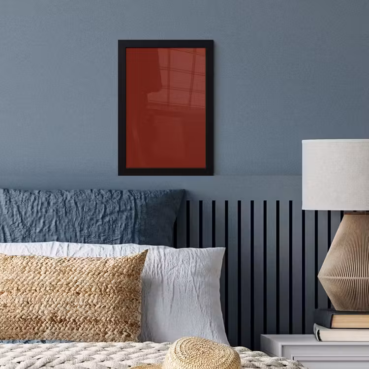 Rustic - Terracotta - Rood fotolijst zwart zonder passe partout klein 224 -sfeer3