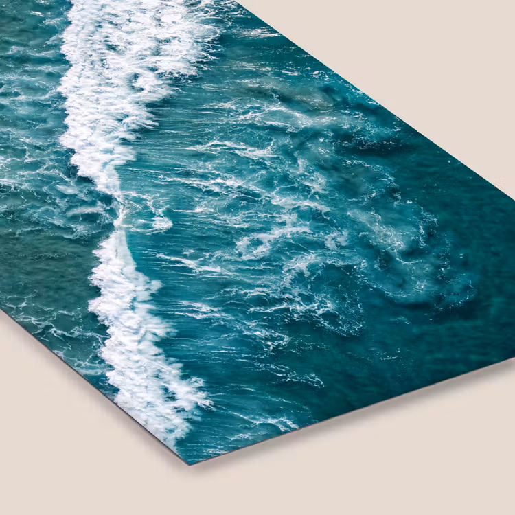 Zee - Strand - Golven - Natuur - Blauw fotolijst zwart zonder passe partout klein -zsfeer6